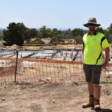 David Site Manager for Sarah Crescent Luxury Home Build