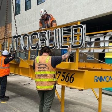 Macbuild Crane being removed from Cremorne